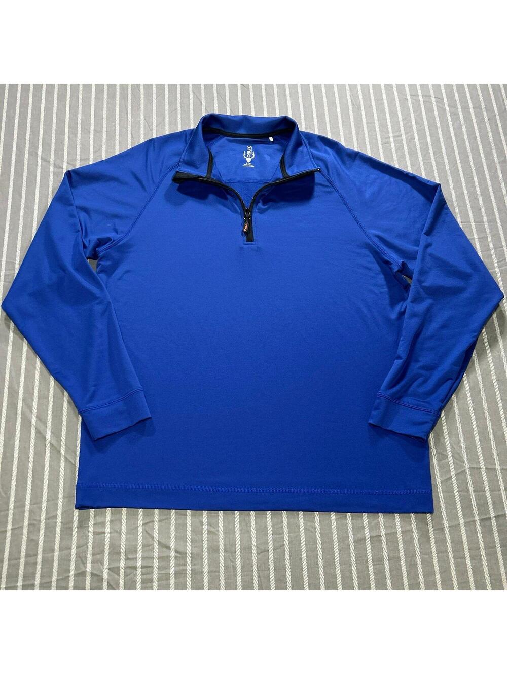 Cutter & Buck Adapt Eco Knit Stretch Recycled Quarter-Zip Pullover Men's Large